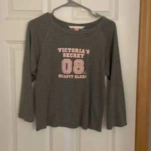long sleeve victoria secret sleeping shirt